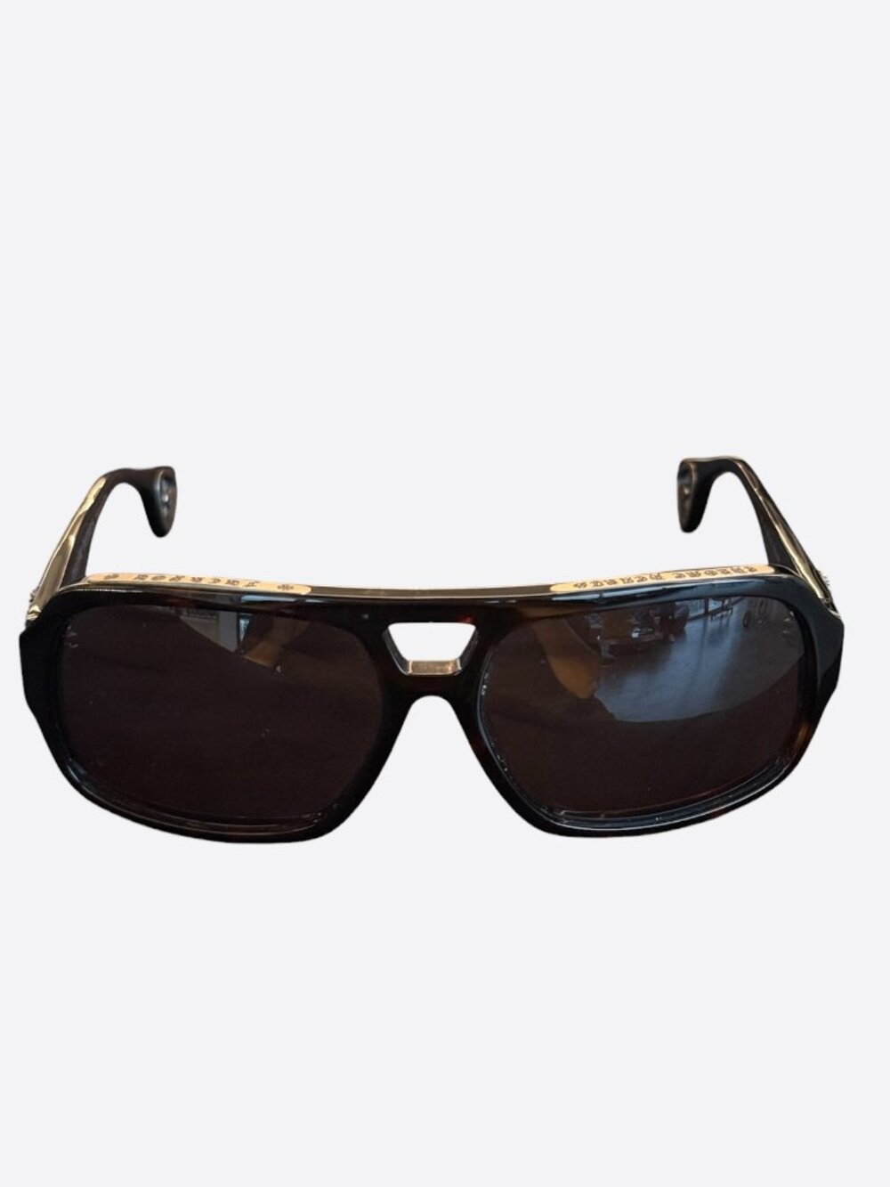 Chrome Hearts Black & Silver Boink Sunglasses
